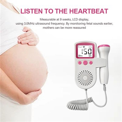 Fetal Doppler Baby Heart Monitor Għat-Tqala