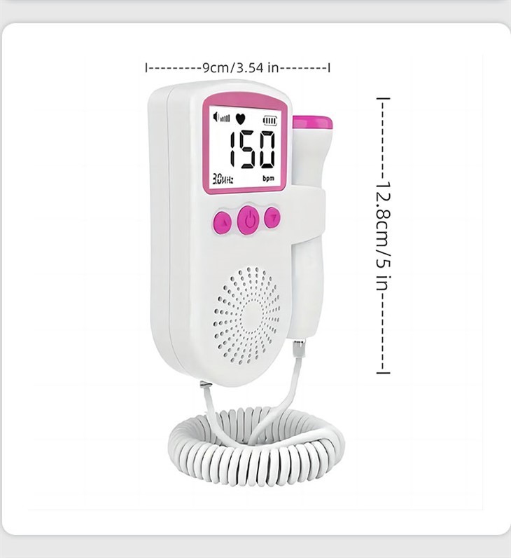 Fetal Doppler Baby Heart Monitor For Pregnancy