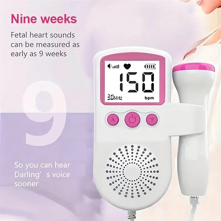 Fetal Doppler Baby Heart Monitor For Pregnancy